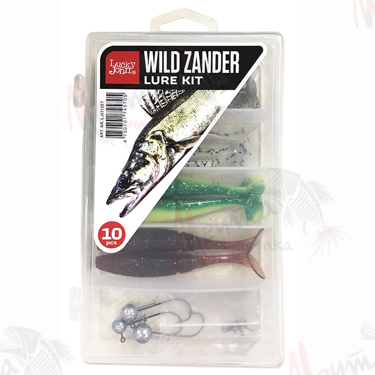 КОМПЛЕКТ ПРИМАНОК "LUCKY JOHN" WILD ZANDER